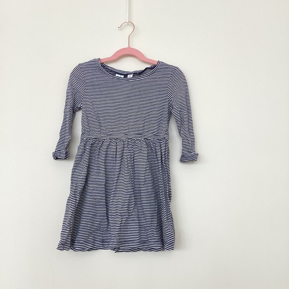 (BNWT) Gap kids blue striped dress
